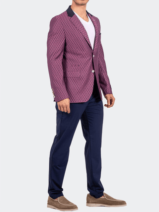 Maceoo Blazer Socrate EvoResistance11 | Pink - Caswell's Fine Menswear