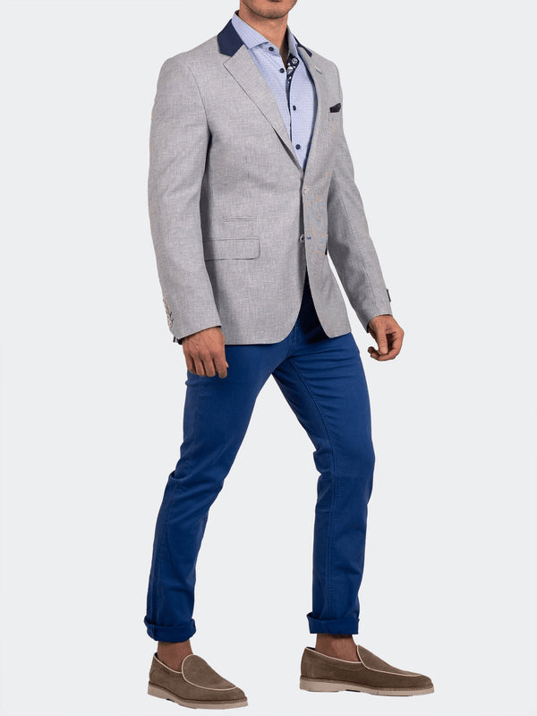 Maceoo Blazer Socrate EvoResistance2 | Blue - Caswell's Fine Menswear