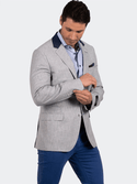Maceoo Blazer Socrate EvoResistance2 | Blue - Caswell's Fine Menswear