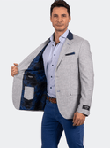 Maceoo Blazer Socrate EvoResistance2 | Blue - Caswell's Fine Menswear