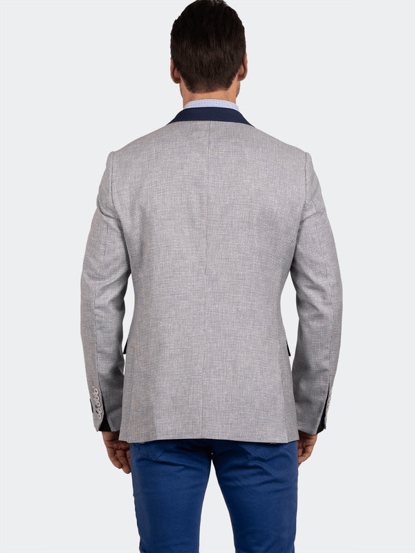 Maceoo Blazer Socrate EvoResistance2 | Blue - Caswell's Fine Menswear