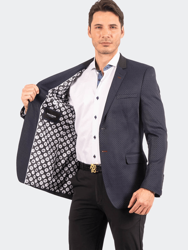 Maceoo Blazer Socrate Resistance20 Black - Caswell's Fine Menswear