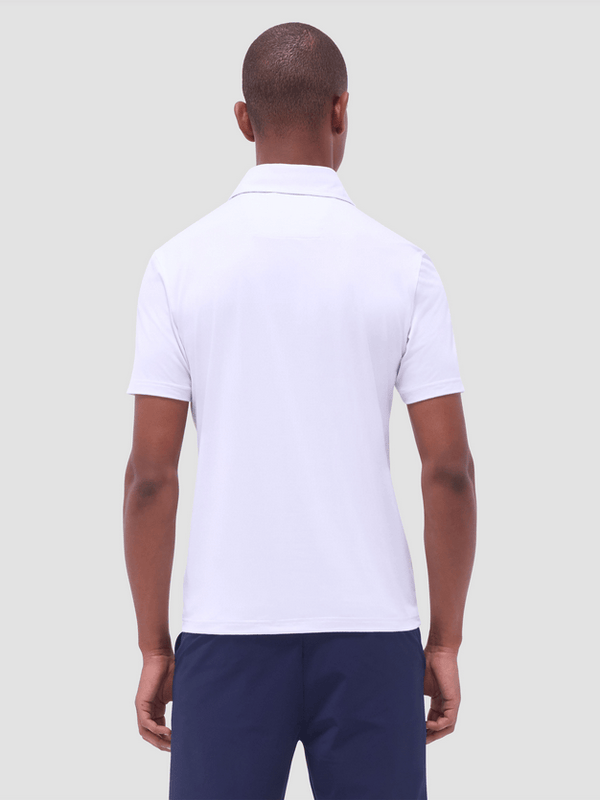 Bugatchi Soft Touch Polo | White - Caswell's Fine Menswear