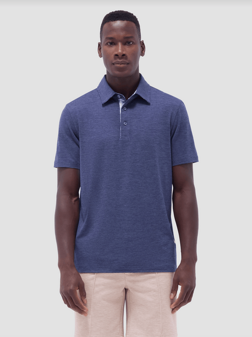 Bugatchi Soft Touch Polo | Navy - Caswell's Fine Menswear