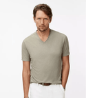John Varvatos Miles V-Neck | Spruce - Caswell's Fine Menswear
