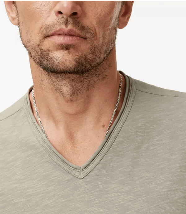 John Varvatos Miles V-Neck | Spruce - Caswell's Fine Menswear