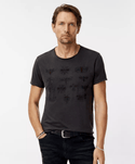 John Varvatis Insect Eyes Tee | Charcoal - Caswell's Fine Menswear