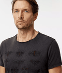 John Varvatis Insect Eyes Tee | Charcoal - Caswell's Fine Menswear