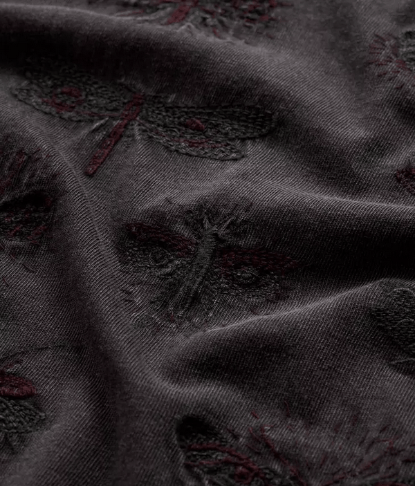 John Varvatis Insect Eyes Tee | Charcoal - Caswell's Fine Menswear