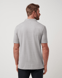 Travis Mathew The Heater Polo | Heather Microchip - Caswell's Fine Menswear
