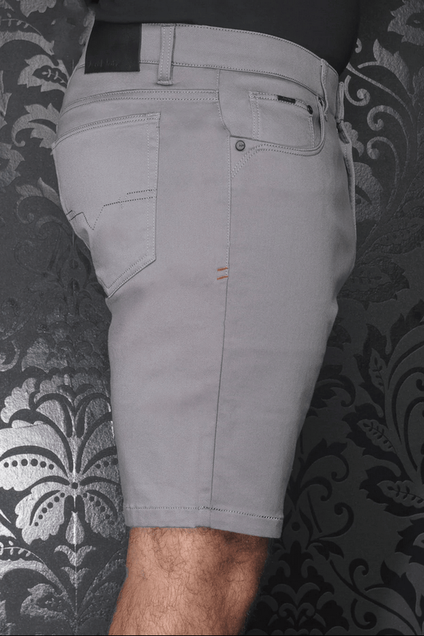 Au Noir Short Jay-SKC | Silver - Caswell's Fine Menswear