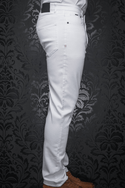 Au Noir Jeans | JOHNNY-SKC, Optic White - Caswell's Fine Menswear