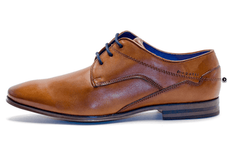 Buggati Dress Shoes | Congac - Caswell's Fine Menswear