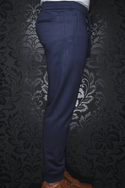 Au Noir Pants | CARVER, Navy - Caswell's Fine Menswear