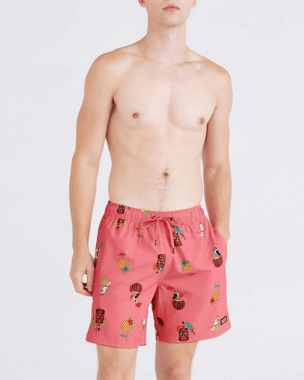 Saxx Oh Buoy 2N1 Stretch Swim Volley 7" with liner - Caswell's Fine Menswear