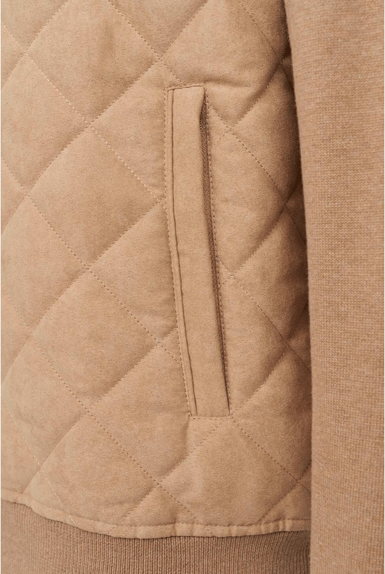 Bugatti Quilted Jacket | Tan - Caswell's Fine Menswear