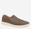 Johnston & Murphy McGuffey 2 Woven Slip-On | Taupe - Caswell's Fine Menswear