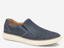 Johnston & Murphy McGuffey 2 Woven Slip-On | Navy - Caswell's Fine Menswear