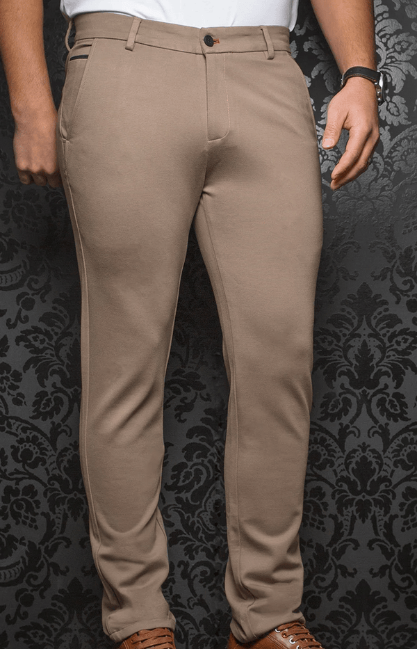 Au Noir PANTS | BERETTA, Beige - Caswell's Fine Menswear