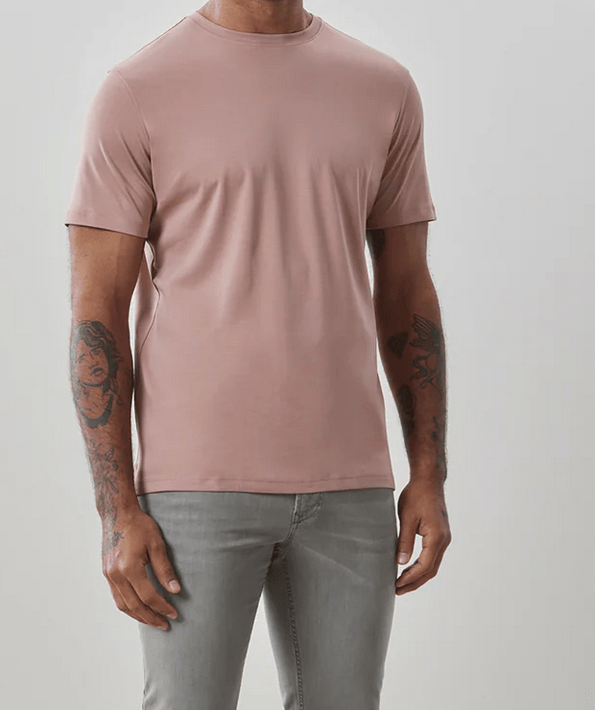 Robert Barakett The Barakett Tee | Coral - Caswell's Fine Menswear