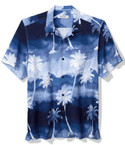 Tommy Bahama Men's Bahama Coast Palm Showers Camp Shirt | Glacier Blue - Caswell's Fine Menswear