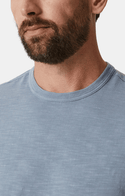 34 Heritage Slub Crew Neck T-Shirt | Vintage Indigo - Caswell's Fine Menswear