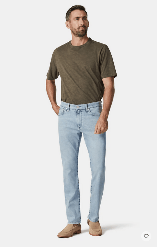 34 Heritage Courage Straight Leg Jeans | Bleached Urban