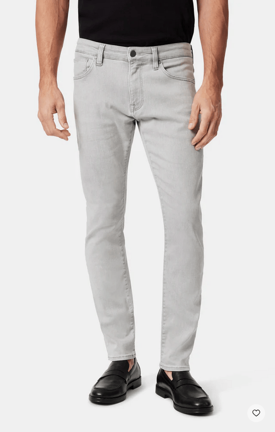 34 Heritage Courage Straight Leg Jeans |Light Grey Refined - Caswell's Fine Menswear