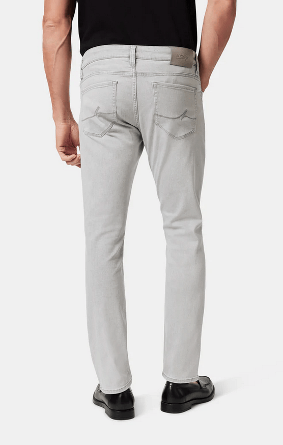 34 Heritage Courage Straight Leg Jeans |Light Grey Refined - Caswell's Fine Menswear