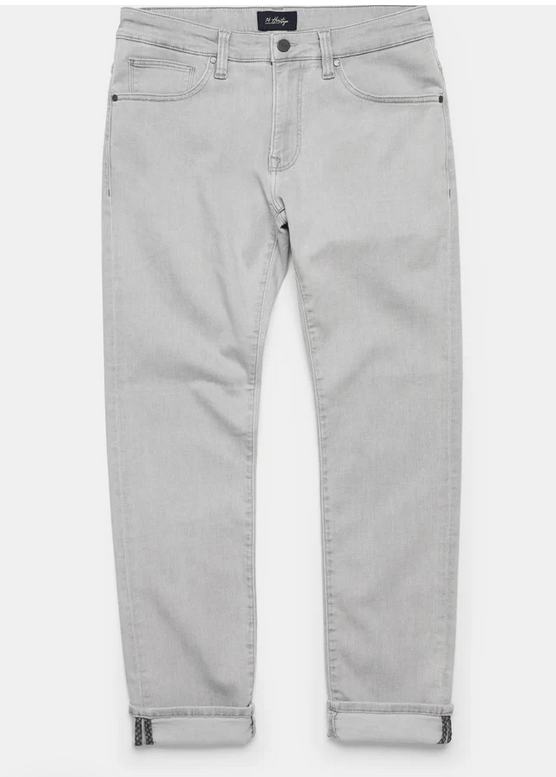 34 Heritage Courage Straight Leg Jeans |Light Grey Refined - Caswell's Fine Menswear