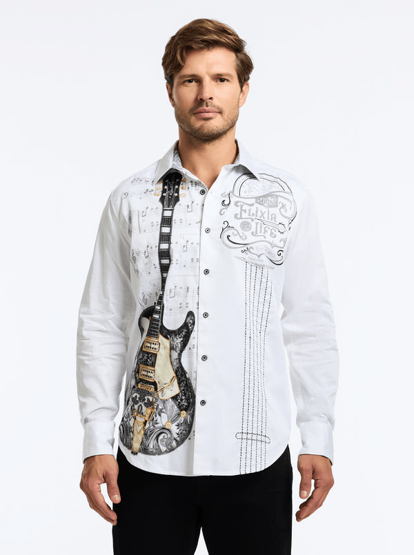Robert Graham Shirt Elixir of Life | White - Caswell's Fine Menswear