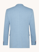 A Fish Named Fred Blazer Melange Pique | Light Blue - Caswell's Fine Menswear