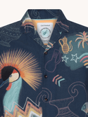 A Fish Named Fred Sahar Short Sleeve Shirt | Cobalt - Caswell's Fine Menswear