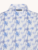 A Fish Named Fred Palm Tree Shirt | White - Caswell's Fine Menswear