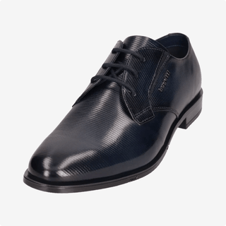 Bugatti Dress Dress Shoes | Dark Blue - Caswell's Fine Menswear