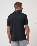 Travis Mathew Polo Shirt Flight Plan | Black - Caswell's Fine Menswear