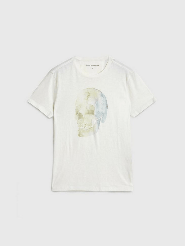 John Varvatos Water Color Skull Tee | Salt