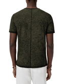 John Varvatos Arielis Henley | Moss Green - Caswell's Fine Menswear