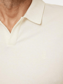 John Varvatos Hague Polo | Natural - Caswell's Fine Menswear