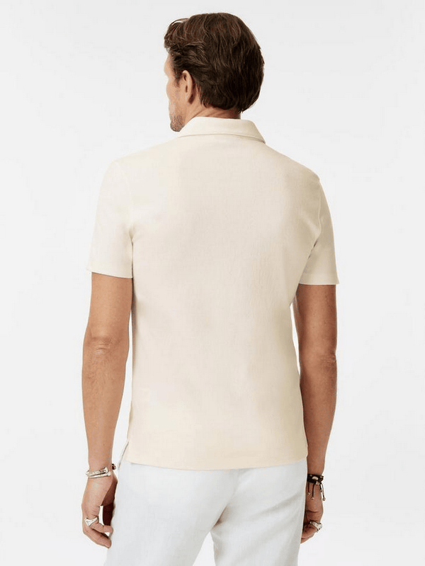 John Varvatos Hague Polo | Natural - Caswell's Fine Menswear
