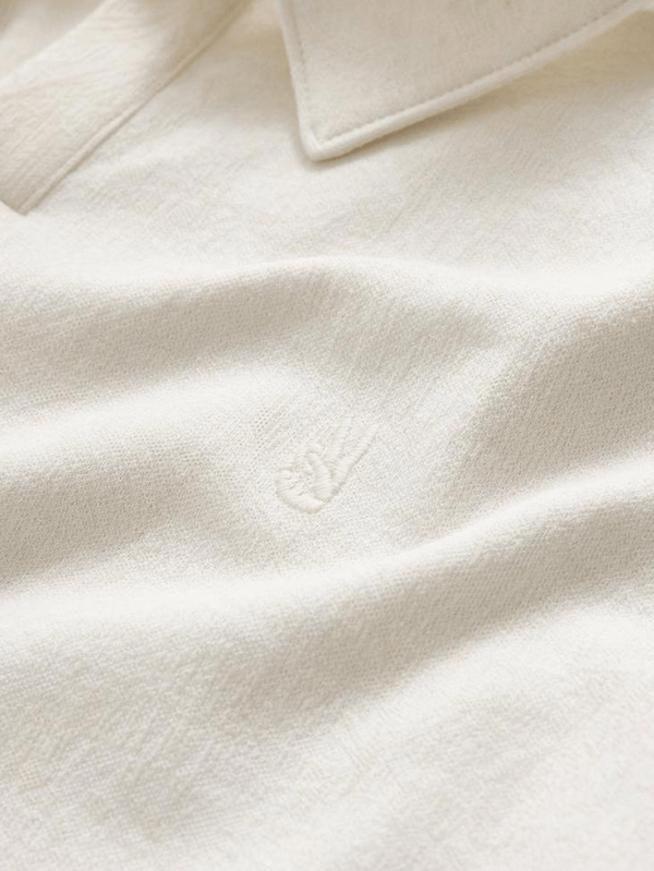 John Varvatos Hague Polo | Natural - Caswell's Fine Menswear