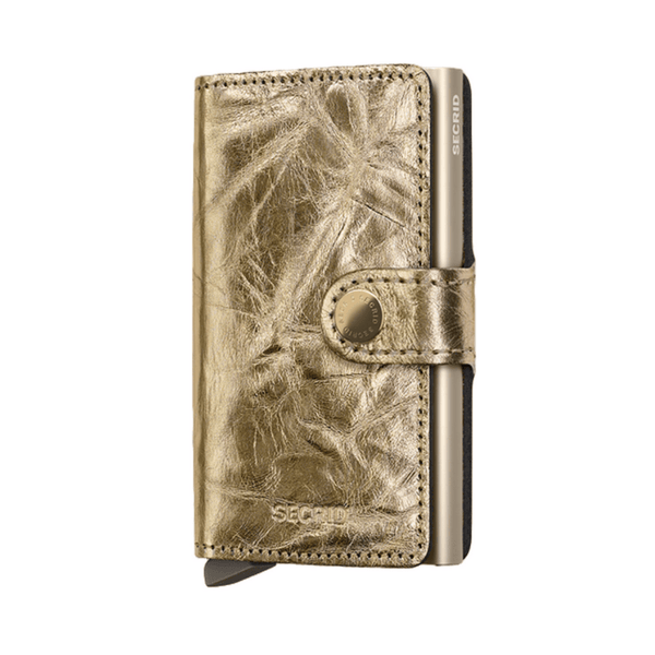 Secrid Miniwallet Crunch Gold (MCr-Gold) - Caswell's Fine Menswear