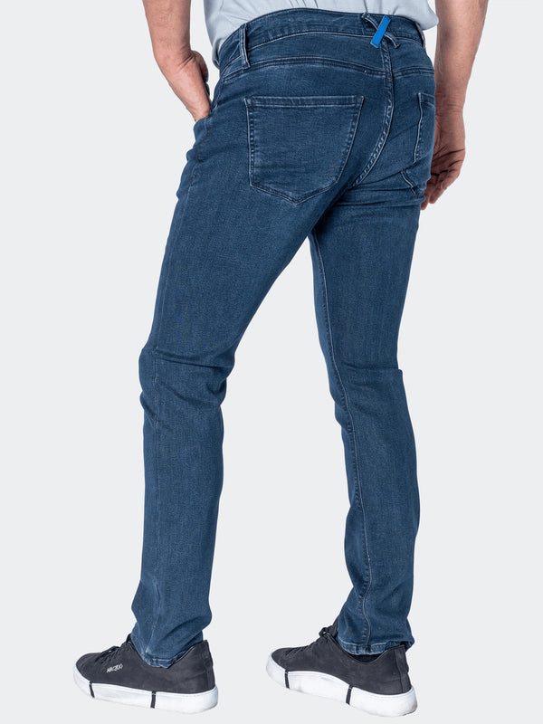 Maceoo Jean Classic | Blue - Caswell's Fine Menswear