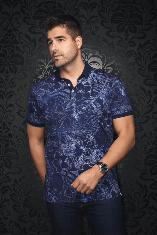 Au Noir Polo | BENNETT, Navy