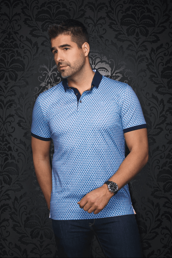 Au Noir Polo | JED, Light Blue