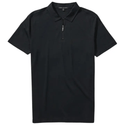 Robert Barakett Zip Polo | Black - Caswell's Fine Menswear