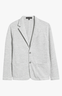 Robert Barakett Knit Sport Jacket | Light Grey - Caswell's Fine Menswear