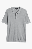 Robert Barakett Sweater Polo Neo | Monument Grey - Caswell's Fine Menswear
