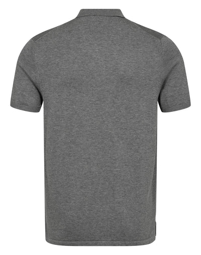 Brunn & Stengade Aaran Regular Fit Polo | Grey - Caswell's Fine Menswear