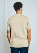Brunn & Stengade Aaran Regular Fit Polo | Beige - Caswell's Fine Menswear
